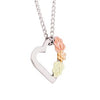Black Hills Gold Sterling Silver Heart Necklace (MR298)