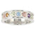 Black Hills Gold Silver Mother's Ring - 1 to 7 stones