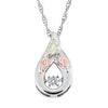 Black Hills Silver Glimmer Diamond Necklace