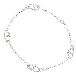 Black Hills Silver Heart Anklet