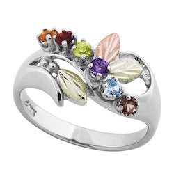 Silver Birthstone Rings