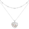 Black Hills Gold Sterling Silver Heart Necklace (MRLPE3815)