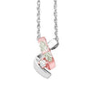 Black Hills Gold Silver Hugs and Kisses (X & O) CZ Necklace (MRLPE3925-101)