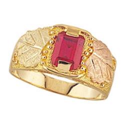 Black Hills Gold Men's Emerald Ring (G1372CRE / ...CRR / ...CRS / ...CRA / ...GNA)