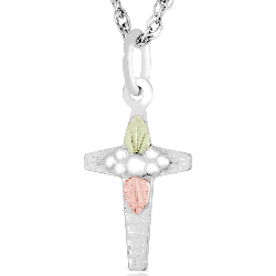 Black Hills Sterling Silver Cross Necklace