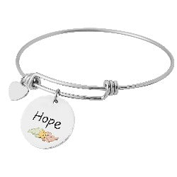 Silver Hope Bracelet
