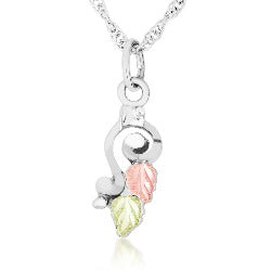 Black Hills Silver Leaf Necklace