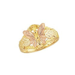 Black Hills Gold Butterfly Ring (G1085)