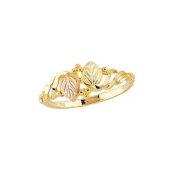 Black Hills Gold Leaf Ring (G140)