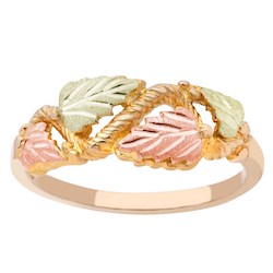 Black Hills Gold Ladies Leaf Ring