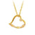 Black Hills Gold Diamond Heart Necklace