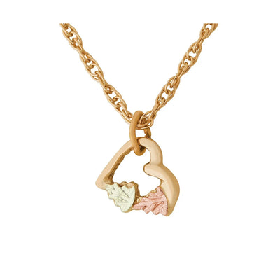 Black Hills Gold or Sterling Silver Heart Child's Necklace (2MR2553 / 2G2553)