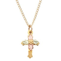 Black Hills Gold Cross Necklace