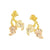 Black Hills Gold Leaf Earrings