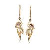 Black Hills Gold Leaf Earrings (G3752LR)