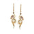 Black Hills Gold Leaf Earrings