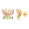 Black Hills Gold Butterfly Earrings (2G348)