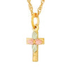 Black Hills Gold Cross Necklace(GLM611-13 / 2GLM611-18)