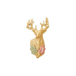 Black Hills Gold Buck Tie Tack / Hat Pin