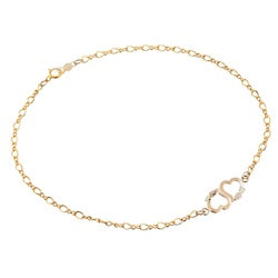 Black Hills Gold Double Heart Anklet