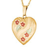 Gold Heart Picture Locket (2GL03315)