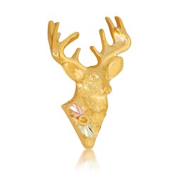 Black Hills Gold Deer Tie Tack or Pin