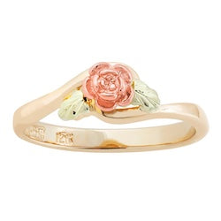 Black Hills Gold Ladies Rose Ring