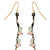 Black Hills Gold Leaf Black Earrings