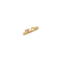 Black Hills Gold Adjustable Leaf Toe Ring (GLLR264)