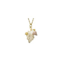 Gold Leaf Necklace (2GLPE333)