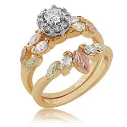Black Hills Gold Wedding Set Jewelry Black Hills Gold