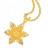 Black Hills Gold Snowflake Necklace