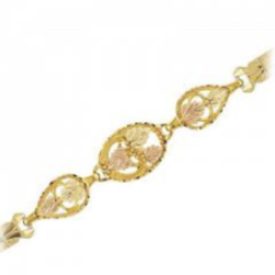 Black Hills Gold Leaf Bracelet