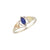 Black Hills Gold Silver Birthstone Ring