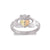 Black Hills Gold Silver Claddagh Crown Ring