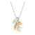 Black Hills Gold Silver Leaf Necklace