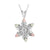 Black Hills Gold Sterling Silver Snowflake Necklace