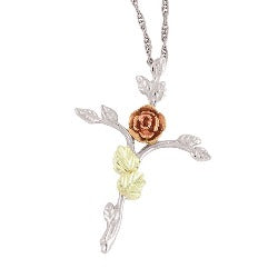 Silver Rose Necklaces