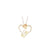 Black Hills Gold or Sterling Silver Heart Rose Necklace