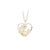 Black Hills Gold Silver Mother & Child Heart Necklace