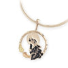 Black Hills Gold Silver Wolf Necklace (MR2558)