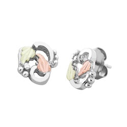 Silver Diamond Earrings