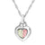 Black Hills Gold Silver Heart Necklace