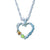 Black Hills Gold Silver Heart Necklace