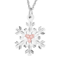 Black Hills Silver Snowflake Necklace