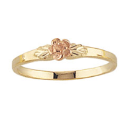 Black Hills Gold Rose Ring