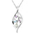 Silver Elegance Multi Stone Earrings and Necklace