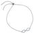 Silver Elegance-CZ Silver Infinity Bolo Bracelet