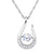 Silver Elegance Birthstone Necklace