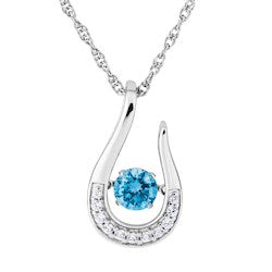 Silver Elegance Birthstone Necklace